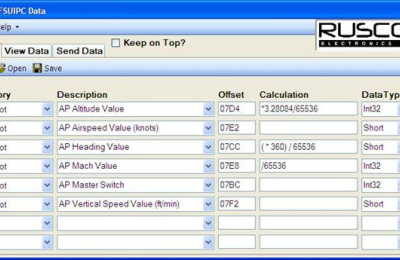 Monitor FSUIPC Data Software